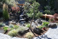 landscaped lawn