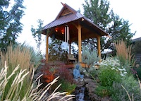 landscaped lawn